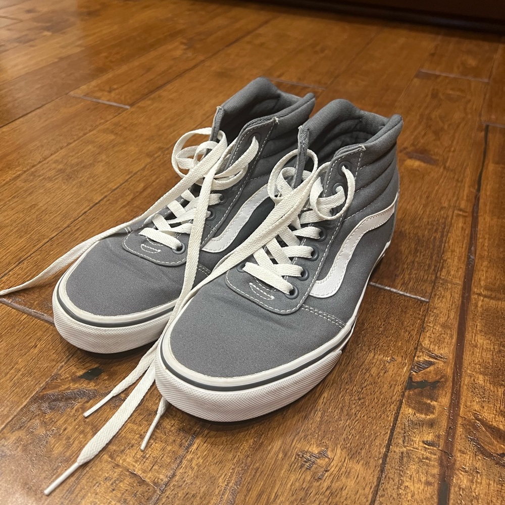 High top Vans. Women size 7 1/2.